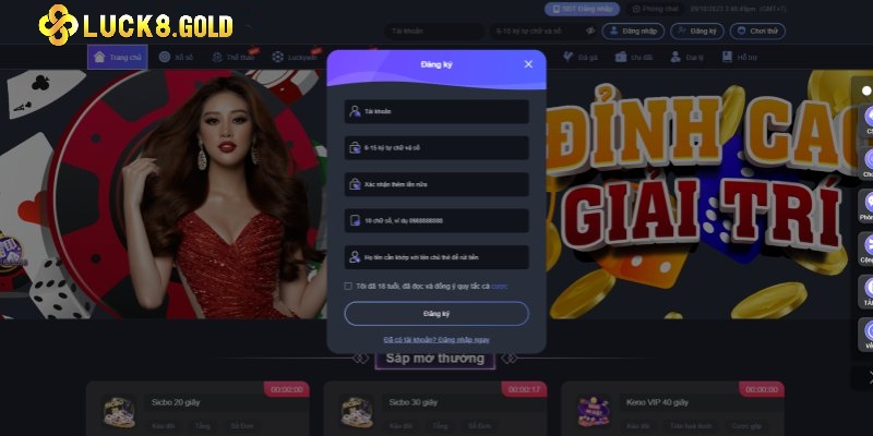 Đăng nhập Luck8 cùng thao tác chi tiết, hiệu quả